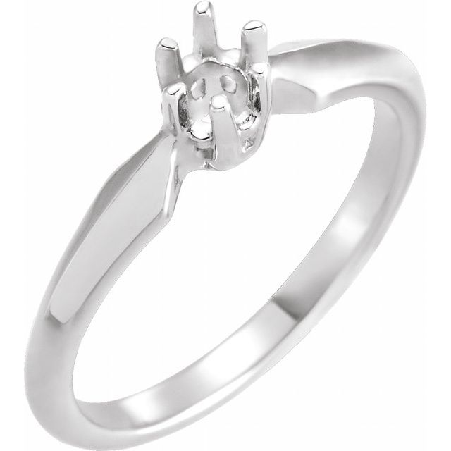 Solitaire Engagement Ring or Band