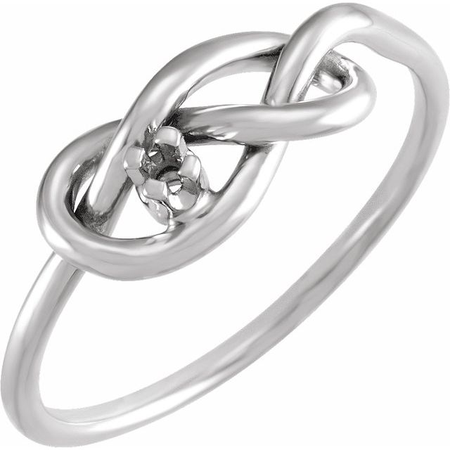 Accented Knot Ring
