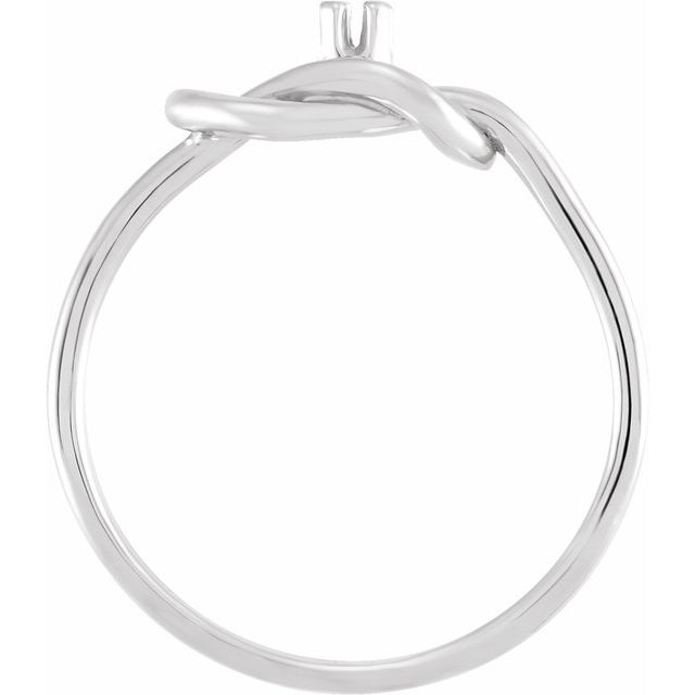 Accented Knot Ring - Image 2
