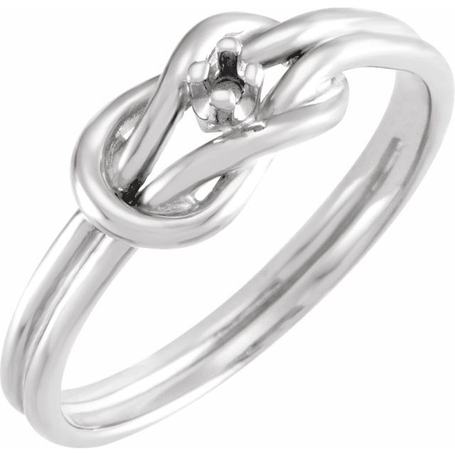 Accented Knot Ring