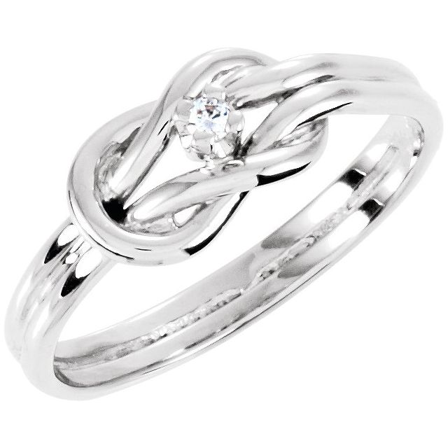 Accented Knot Ring - Image 3