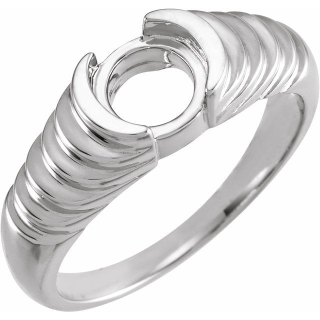 Bezel-Set Solitaire Ring