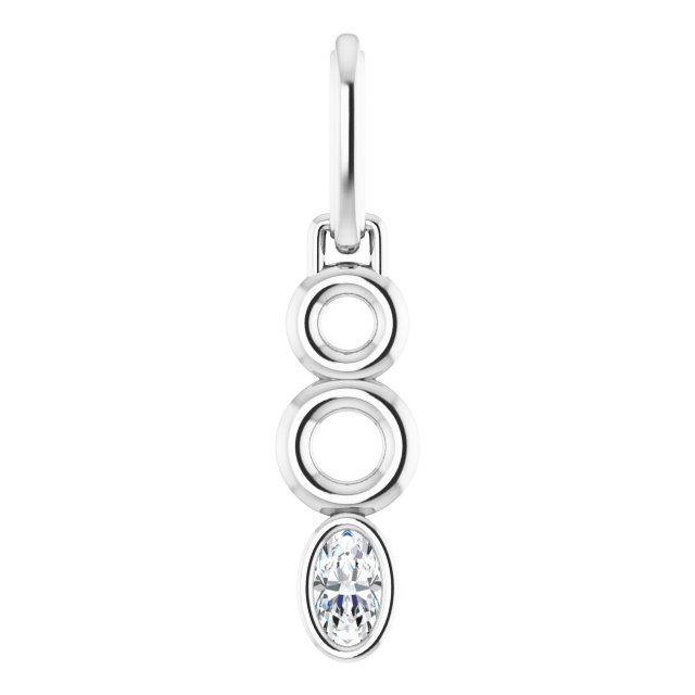 Bezel-Set Solitaire Pendant