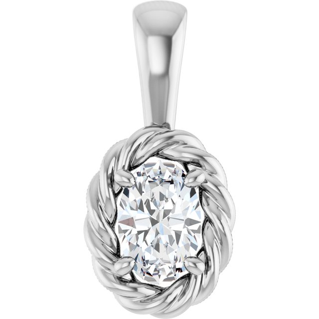 Rope Solitaire Charm/Pendant