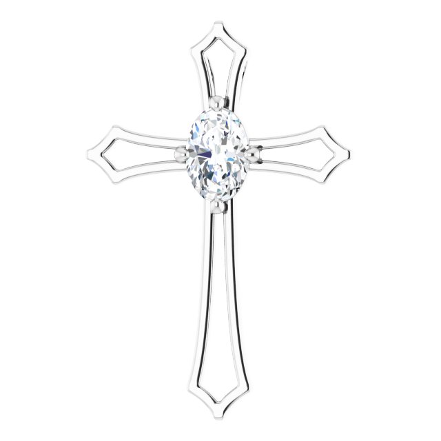 Accented Cross Pendant