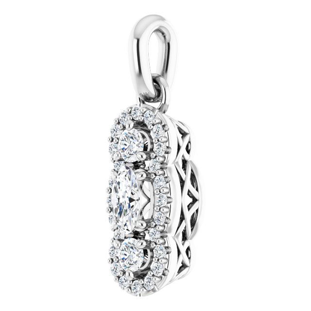 Halo-Style Pendant - Image 2