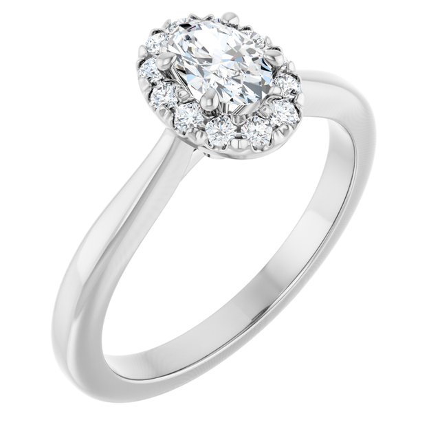 Halo-Style Engagement Ring or Band