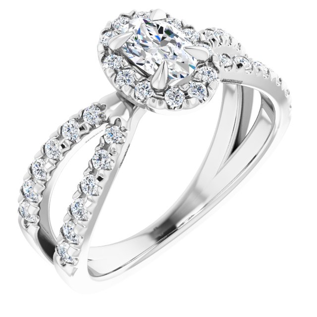Halo-Style Engagement Ring or Band
