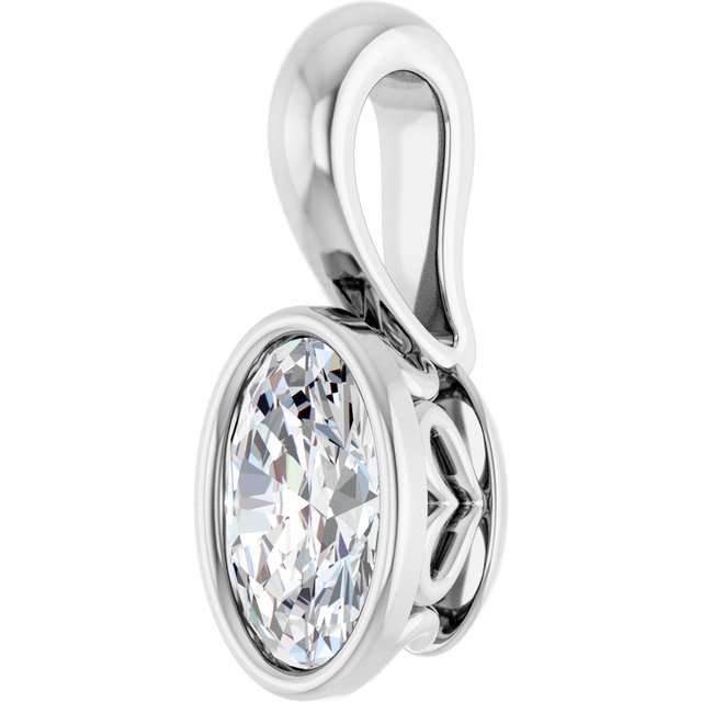 Bezel-Set Pendant - Image 2