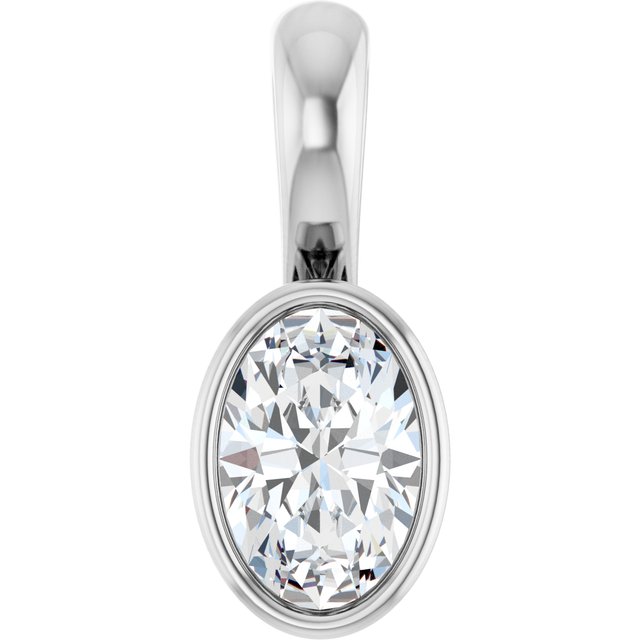 Bezel-Set Pendant