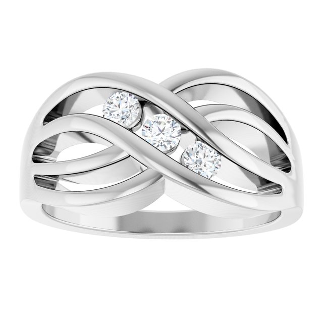Family Criss-Cross Ring - Image 3