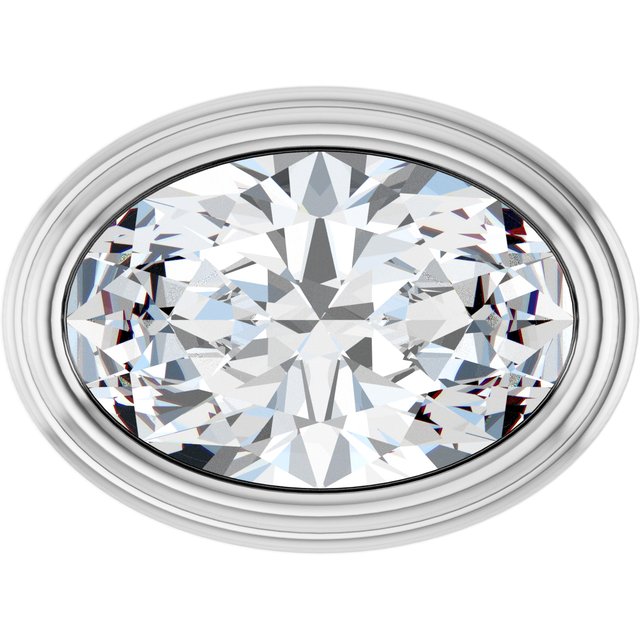 Bezel-Set Accented Slide Pendant