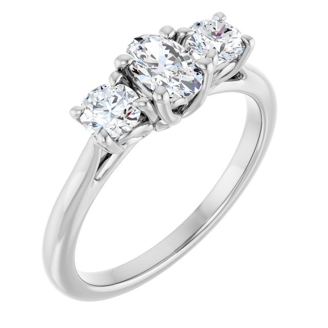 Three-Stone Engagement Ring or Band