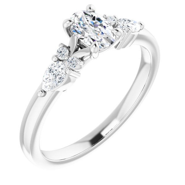 Accented Engagement Ring or Band