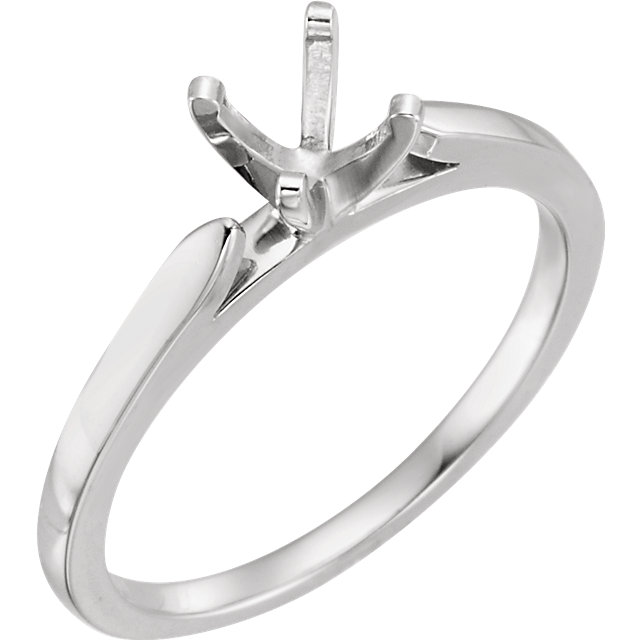 4-Prong Solitaire Engagement Ring or Band