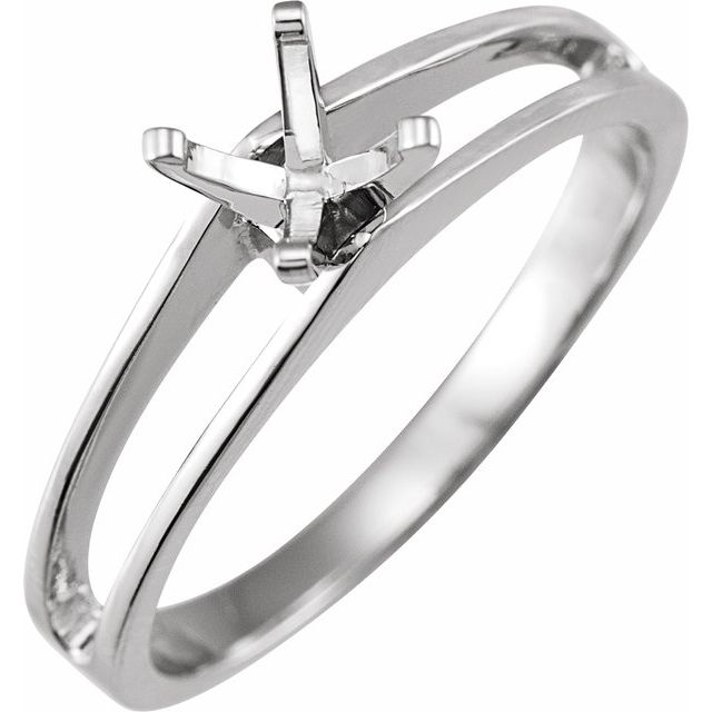 Solitaire Engagement Ring or Band