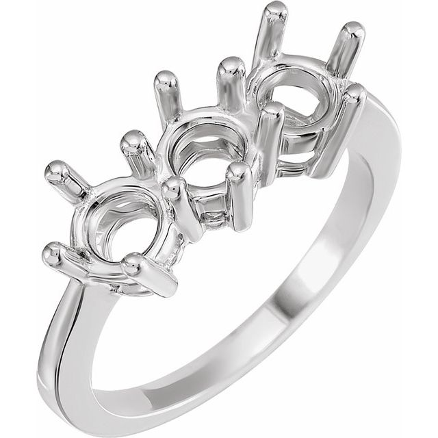 Three-Stone Anniversary Band