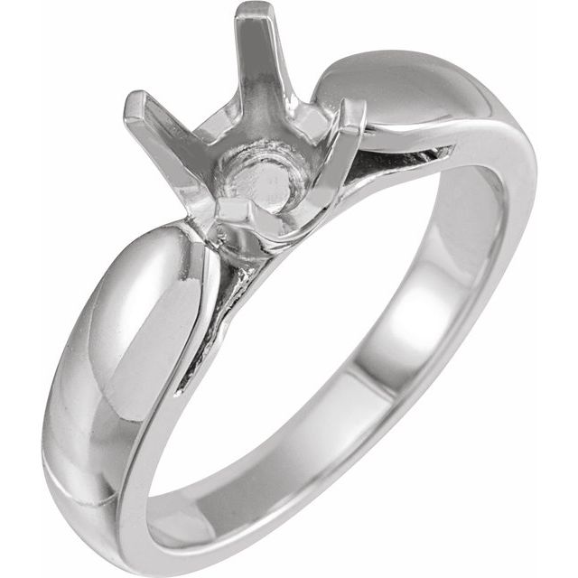 Solitaire Engagement Ring or Band