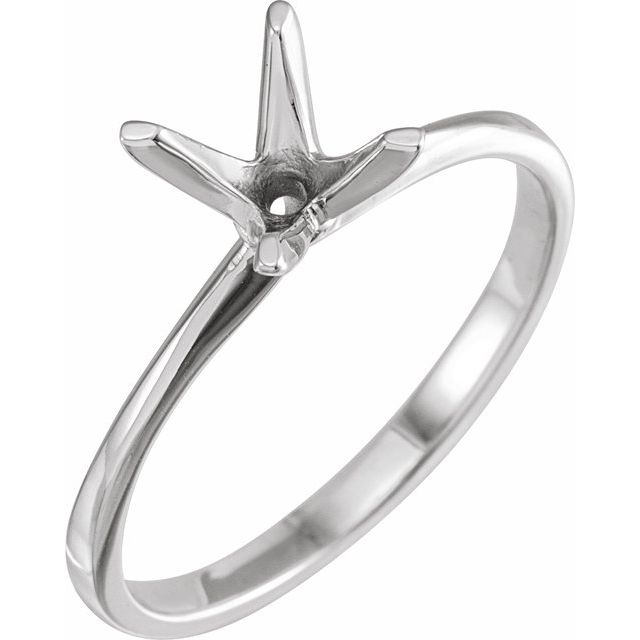 Solitaire Engagement Ring or Band