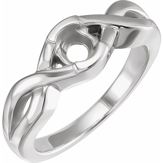 Channel-Set Solitaire Engagement Ring or Band