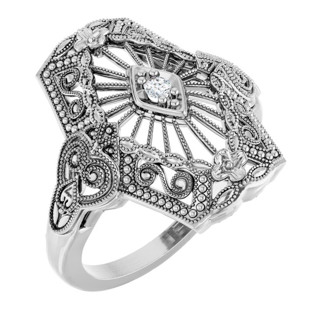 Vintage-Inspired Filigree Ring