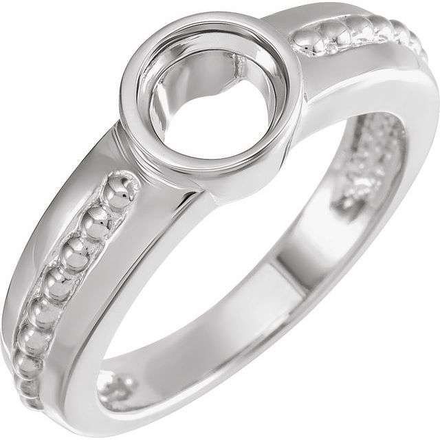 Bezel-Set Solitaire Engagement Ring