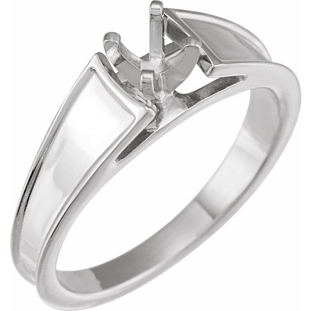 Solitaire Engagement Ring or Band