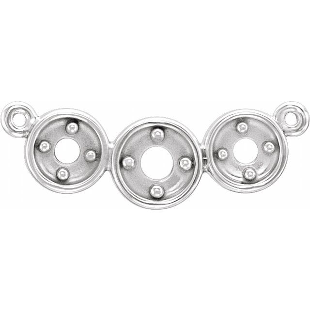 Three-Stone Necklace Center