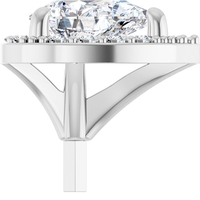 4-Prong Halo-Style Peg Setting