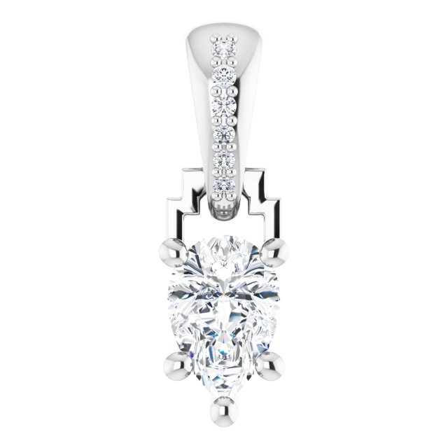 Accented Vintage-Inspired Pendant