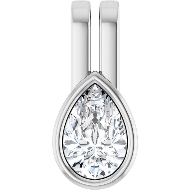 Bezel-Set Solitaire Pendant