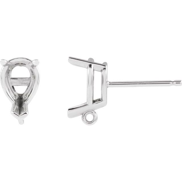 Basket Stud Earring Top