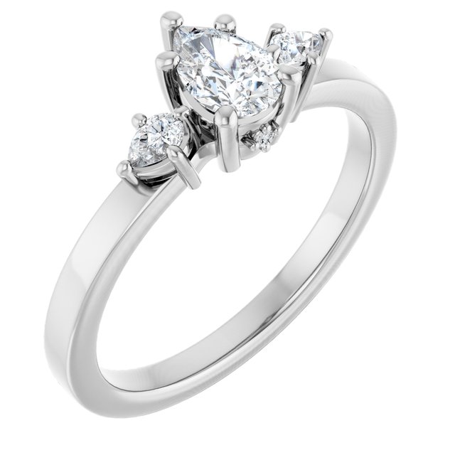 Three-Stone Engagement Ring