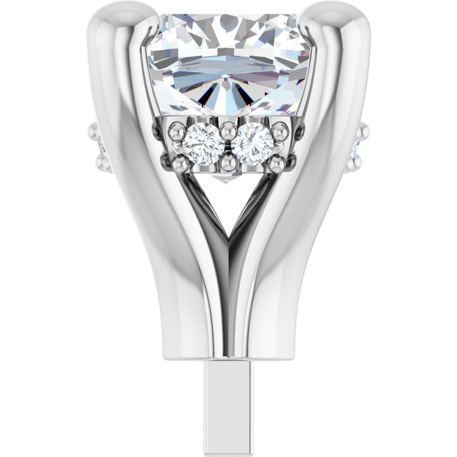 Hidden Halo-Style Peg Setting