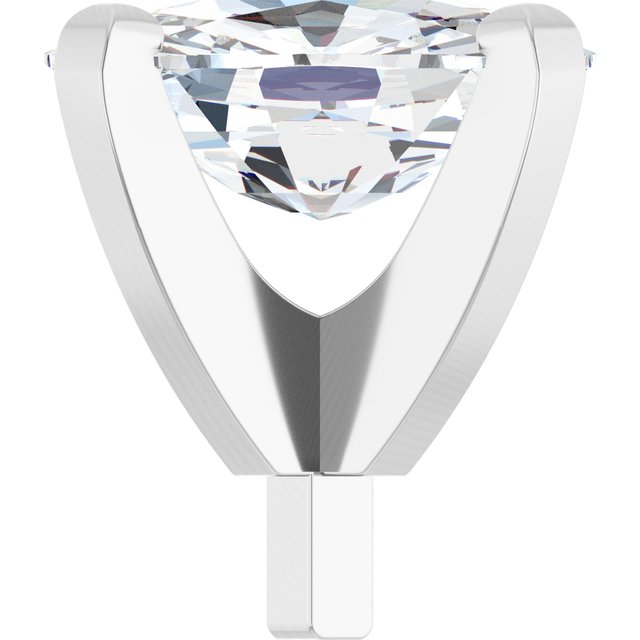 Elongated Cushion 4-Prong Peg Setting