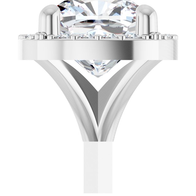 4-Prong Halo-Style Peg Setting