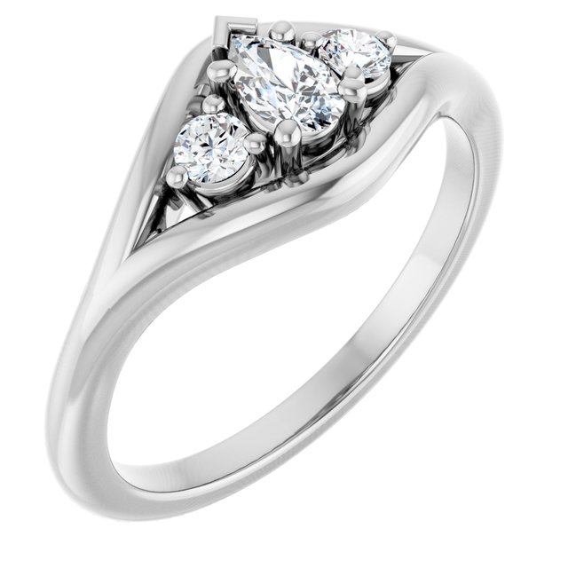 Three-Stone Engagement Ring