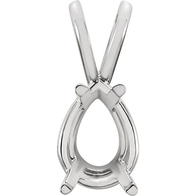 Pear 4-Prong Pendant