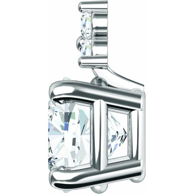 4-Prong Accented Earring Setting - Image 4