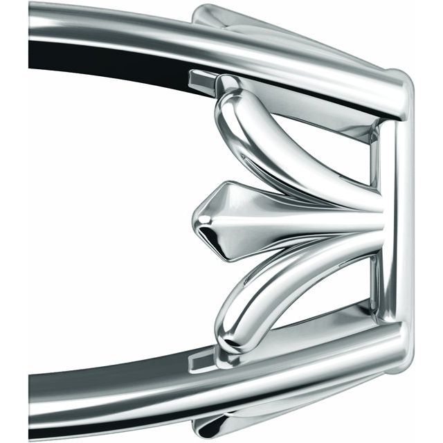 4-Prong Fleur-de-lis Earring Setting