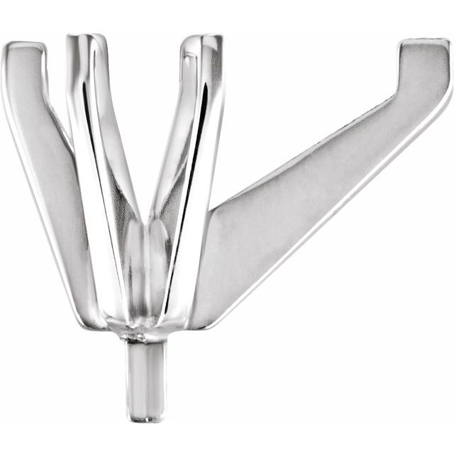 Pear 6-Prong Peg Setting