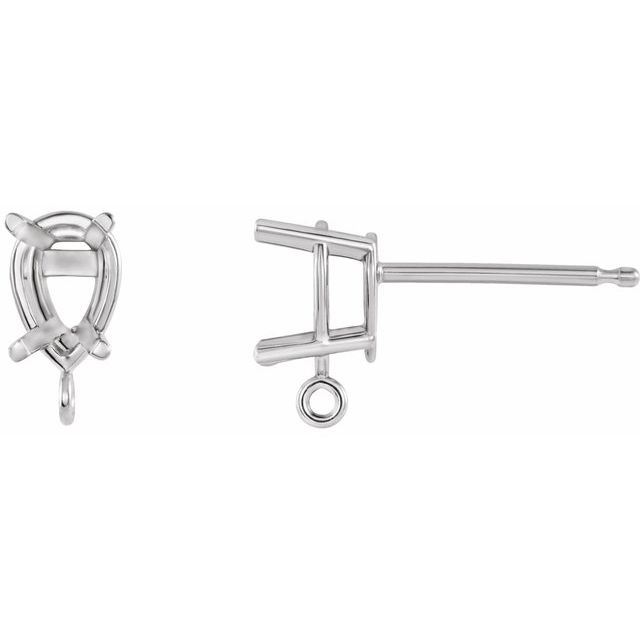 Basket Stud Earring Top