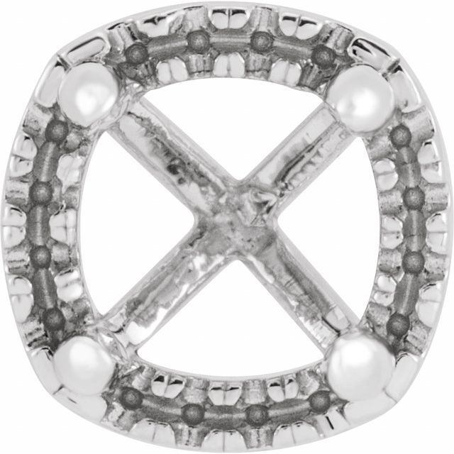 4-Prong Halo-Style Shank Setting