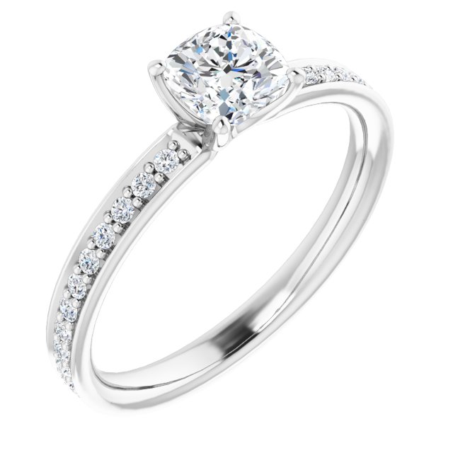 Accented Engagement Ring