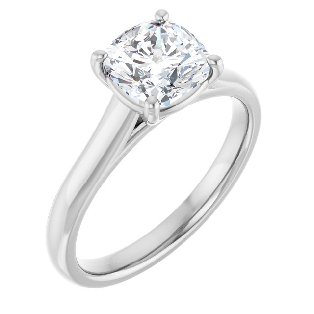 Solitaire Engagement Ring or Band