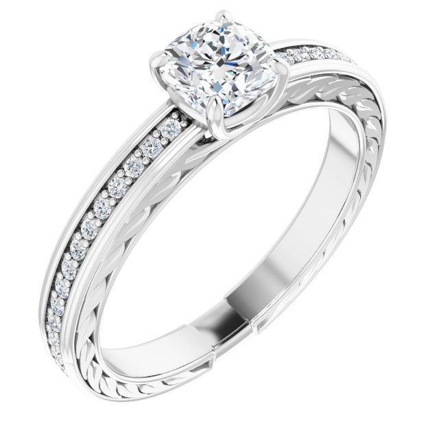Accented Engagement Ring