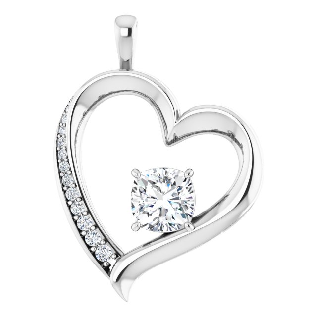 Accented Heart Pendant
