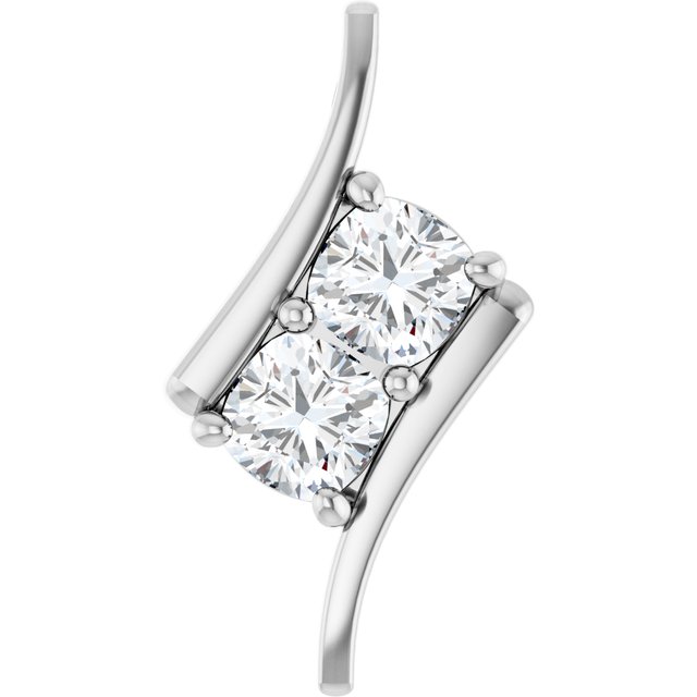 Two-Stone Freeform Pendant