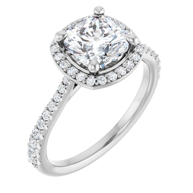 Halo-Style Engagement Ring or Band