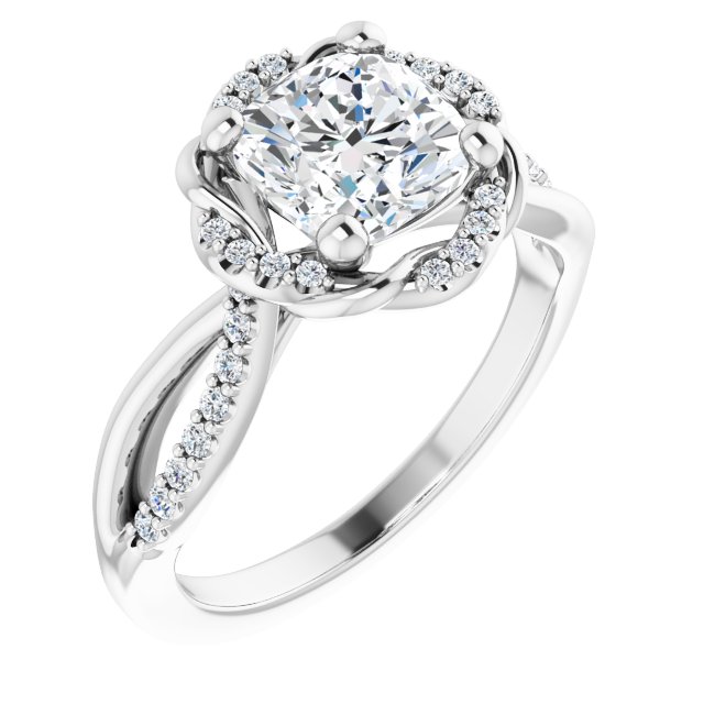 Halo-Style Engagement Ring or Band